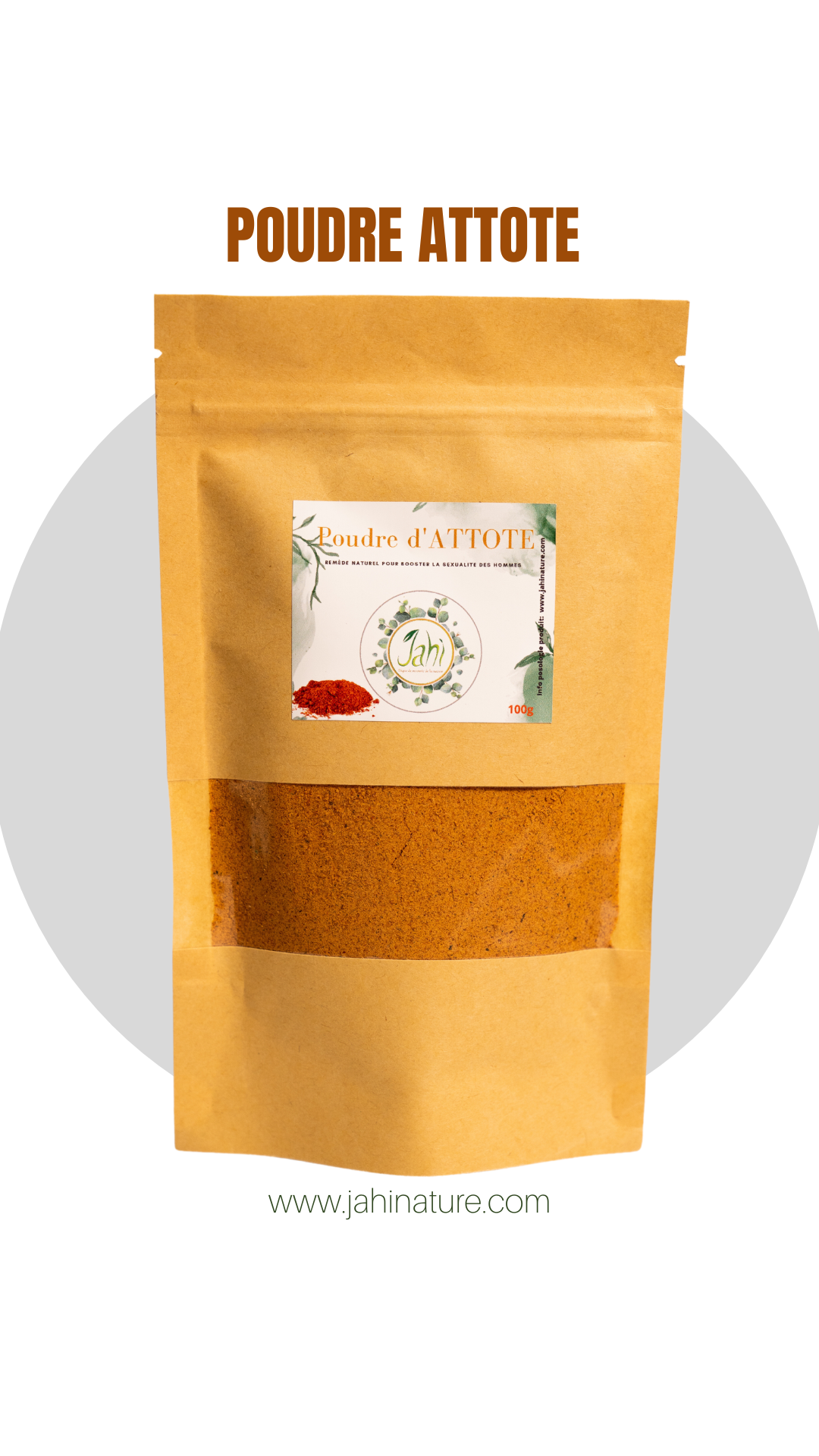 Aphrodisiaque Poudre D'attote rouge
